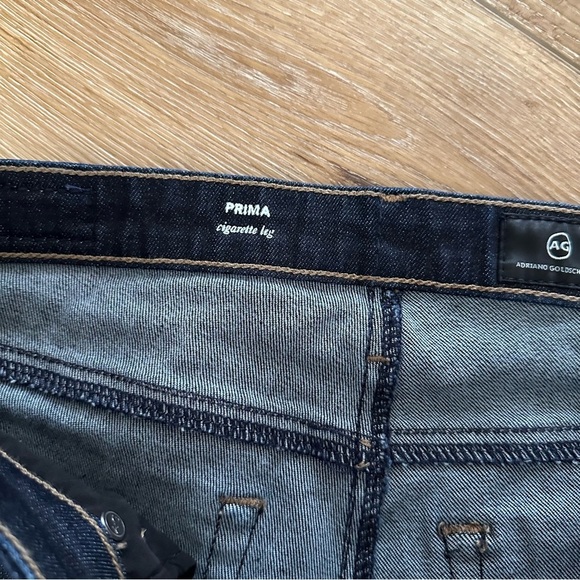AG Adriano Goldschmied Prima Cigarette Leg Women’s Dark Wash Jeans Sz 27R GUC - Picture 4 of 8